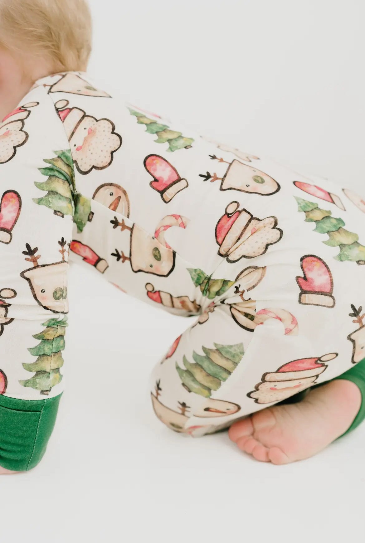 Christmas Cookies Green Bamboo Sleeper