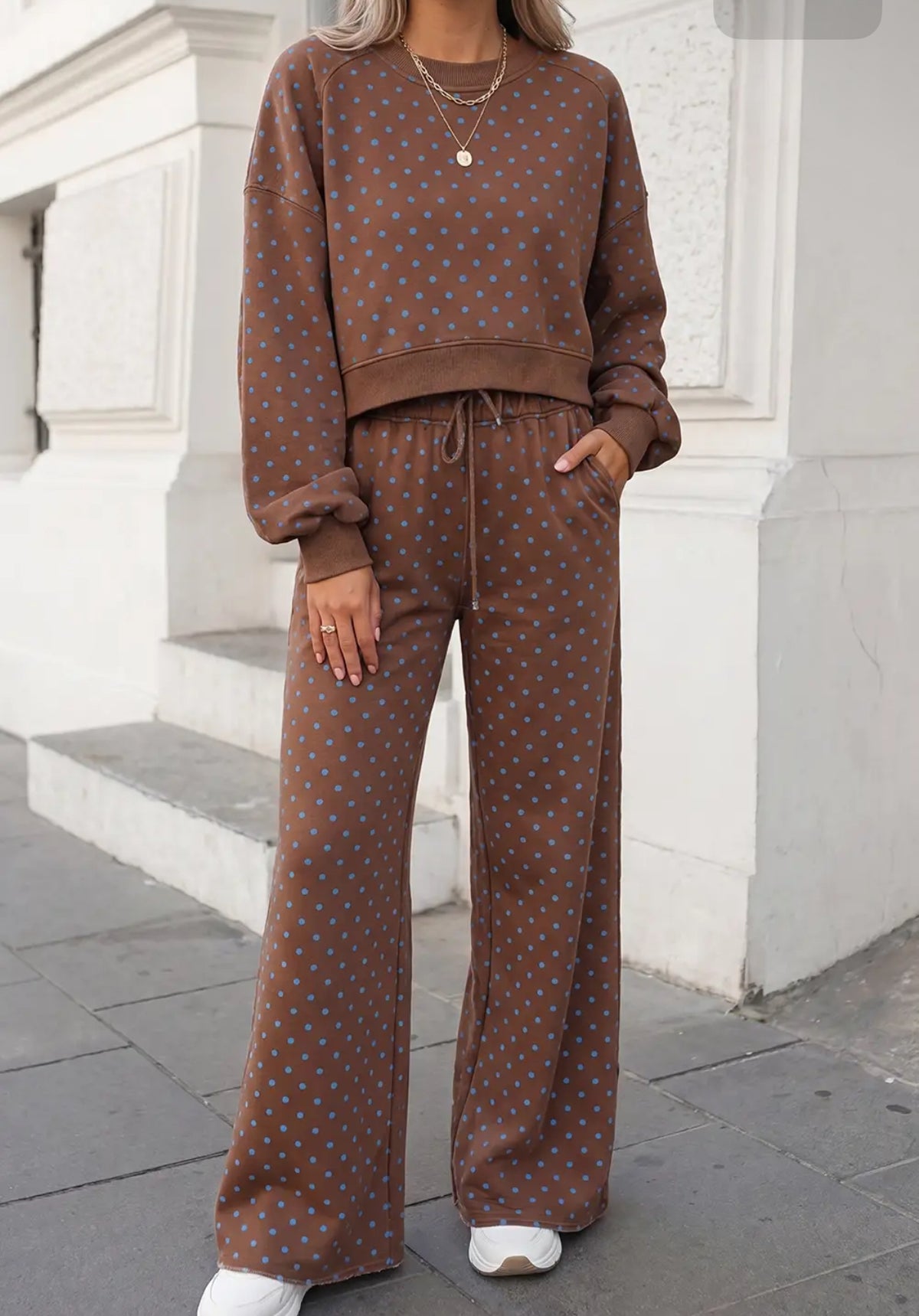 Polka Dot Pants Set