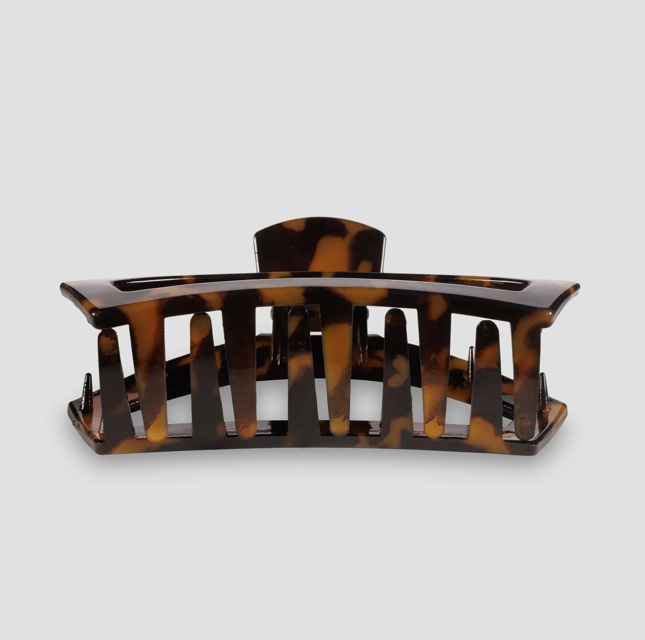 Open Hair Clip Large Tortoise