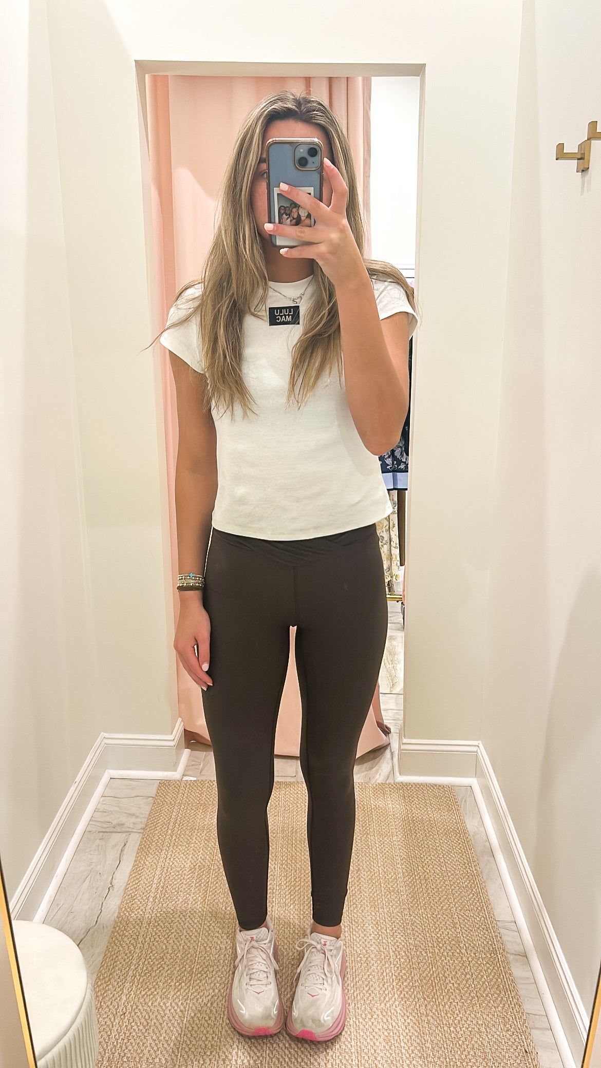 Espresso High Rise Full Length V Shape Leggings