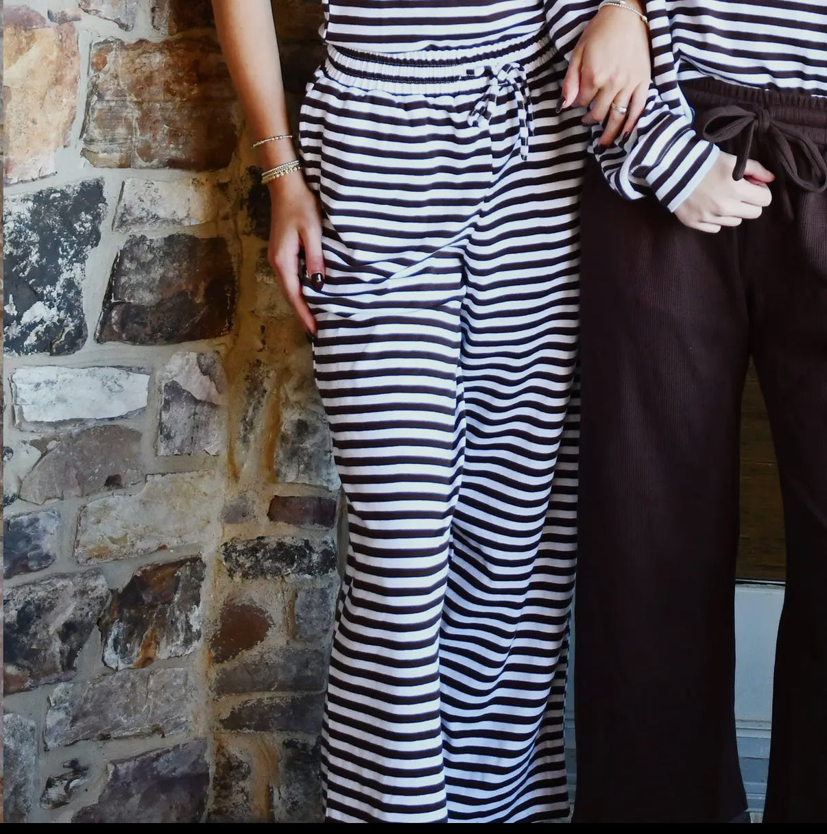 Lulu Mac Brown Stripe Pants