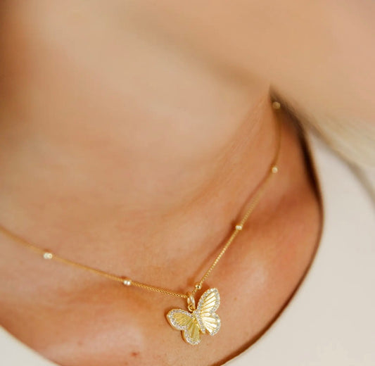 Laura Butterfly Necklace