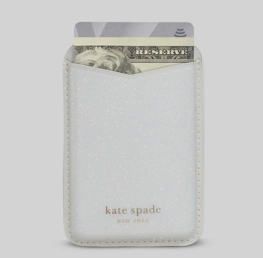 Kate Spade Wallet MagSafe White Glitter