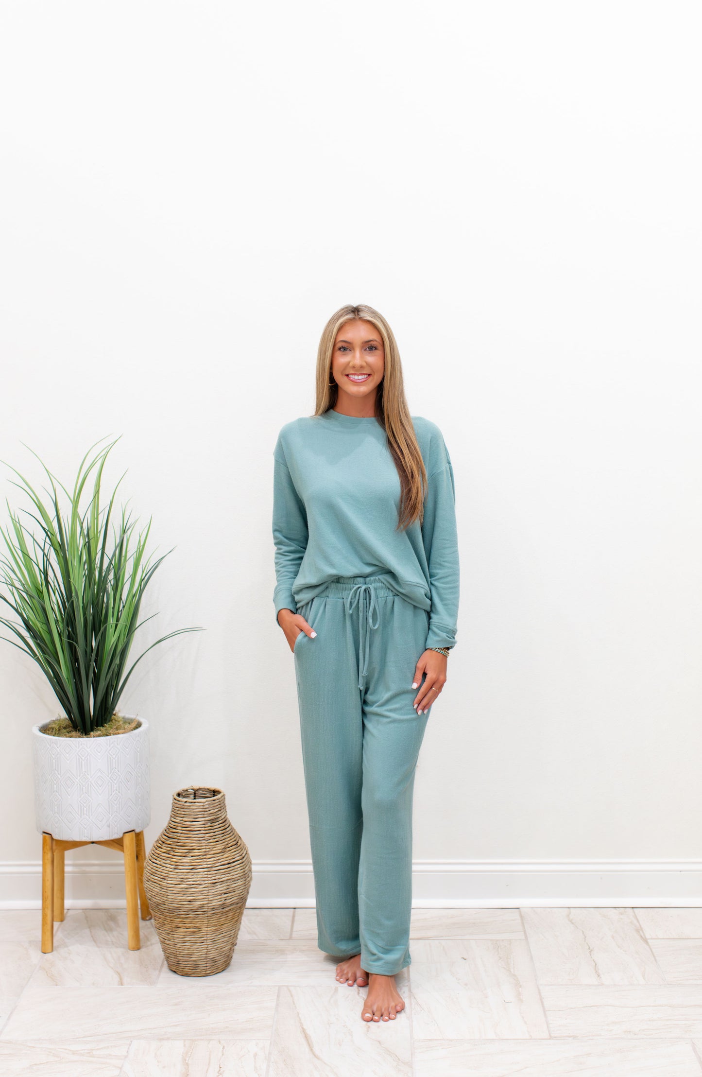 Lagoon Straight Leg Pants Set