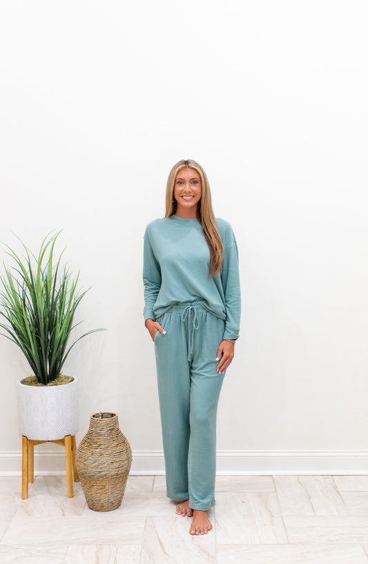 Lagoon Straight Leg Pants Set