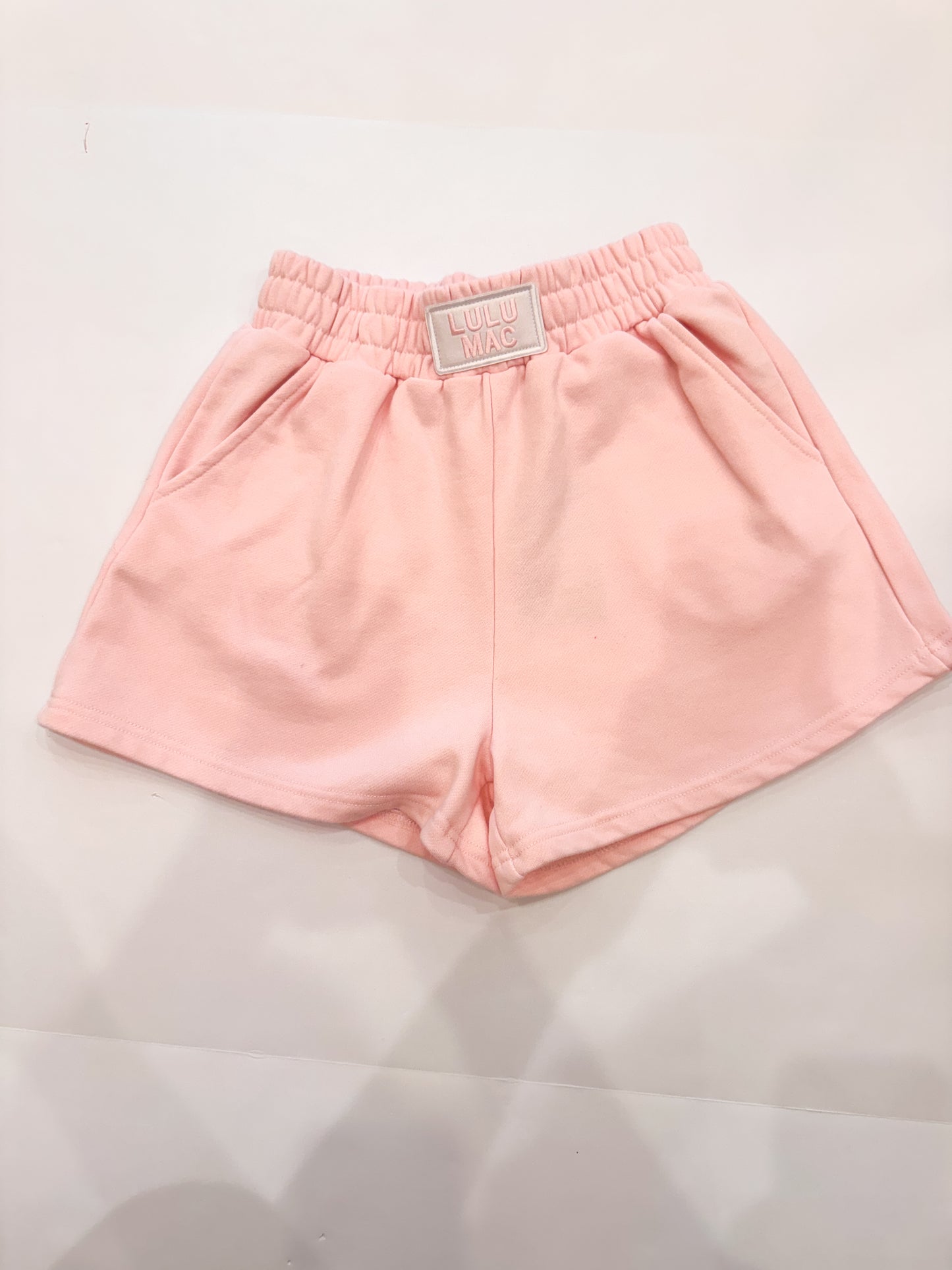 Lulu Mac Terry Cloth Shorts - Light Pink