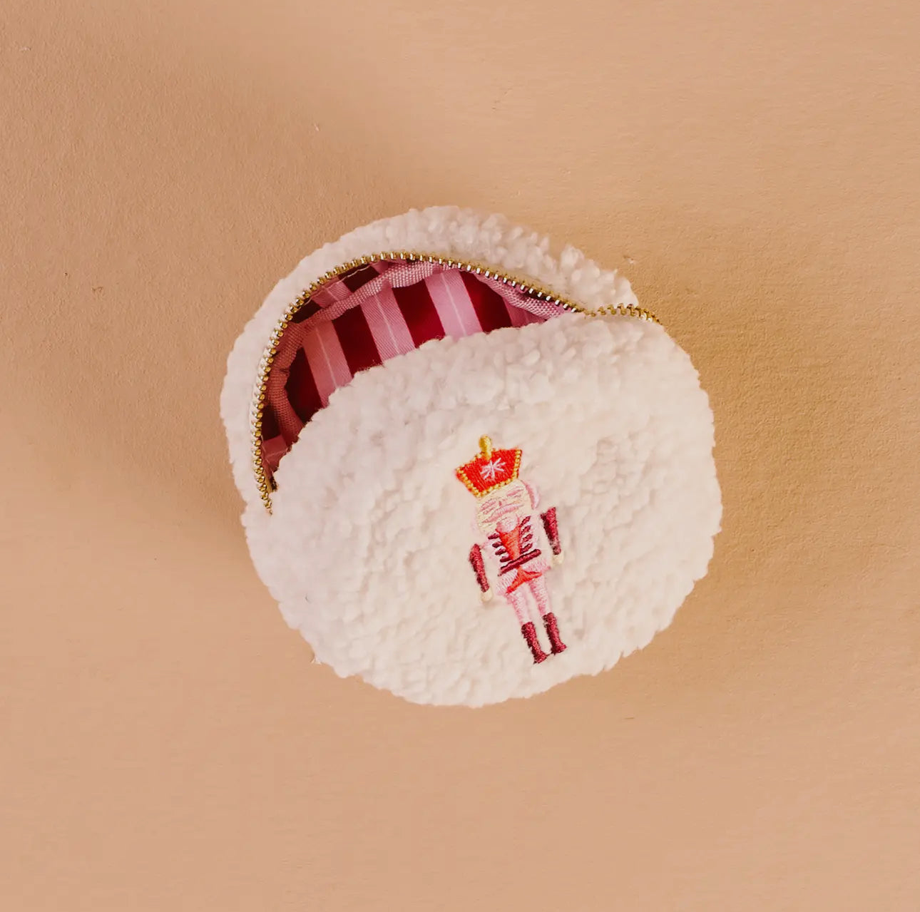 Teddy Pouch - Circle Nutcracker