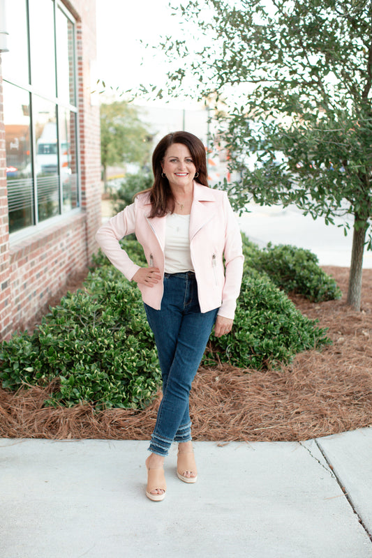 Vintage Faux Leather Jacket