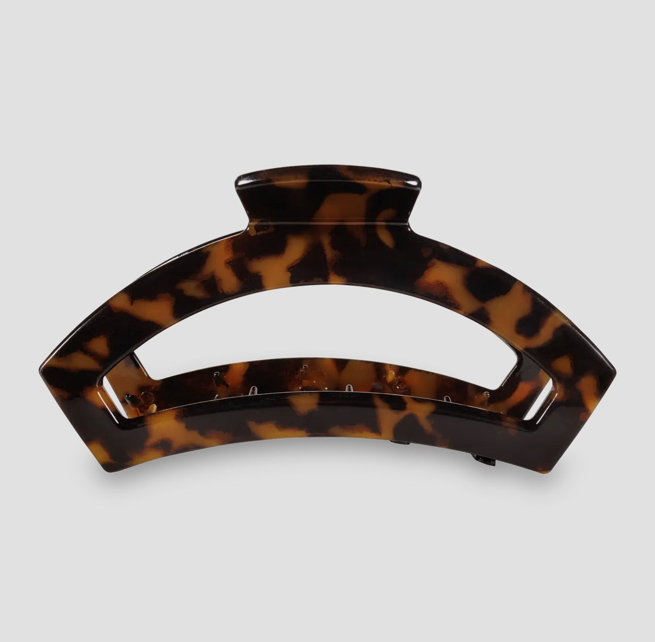 Open Hair Clip Large Tortoise