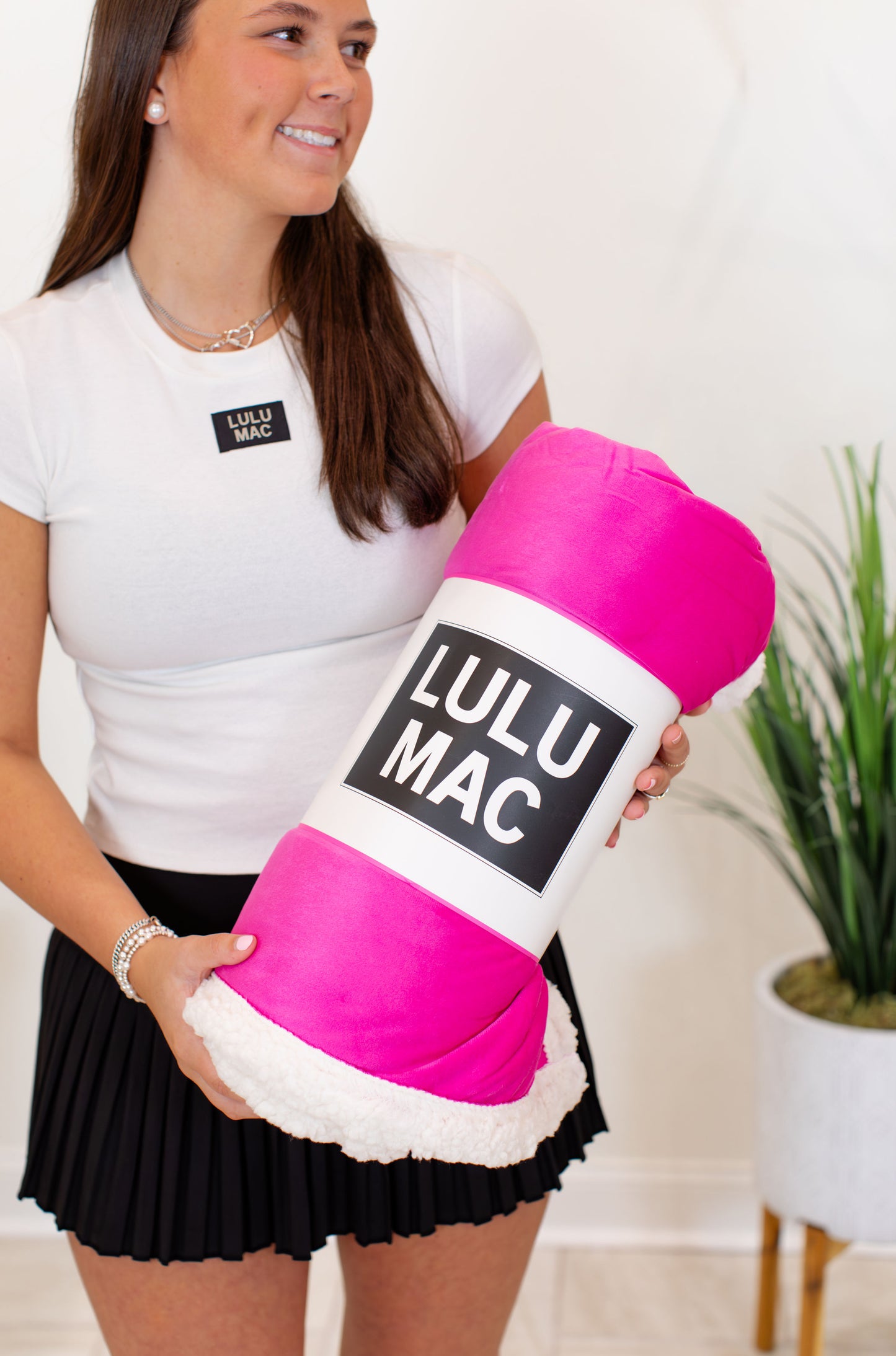 Lulu Mac Pink Blanket