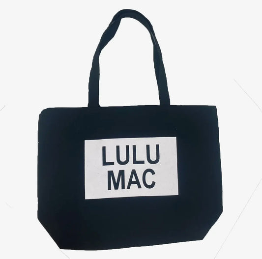 Lulu Mac Canvas Tote - Black