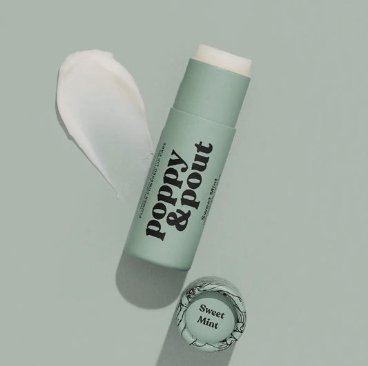 Poppy & Pout Lip Balm-Sweet Mint