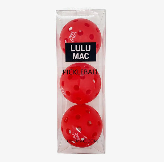 Lulu Mac Red Pickle Balls