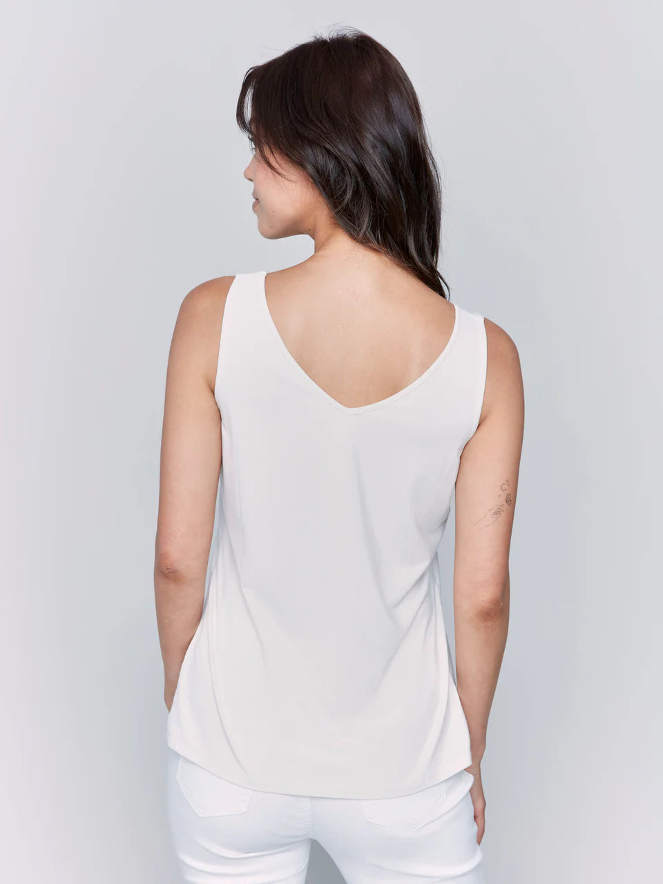 Reversible Bamboo Cami-Greige