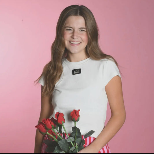 Lulu Mac White Baby Doll Top