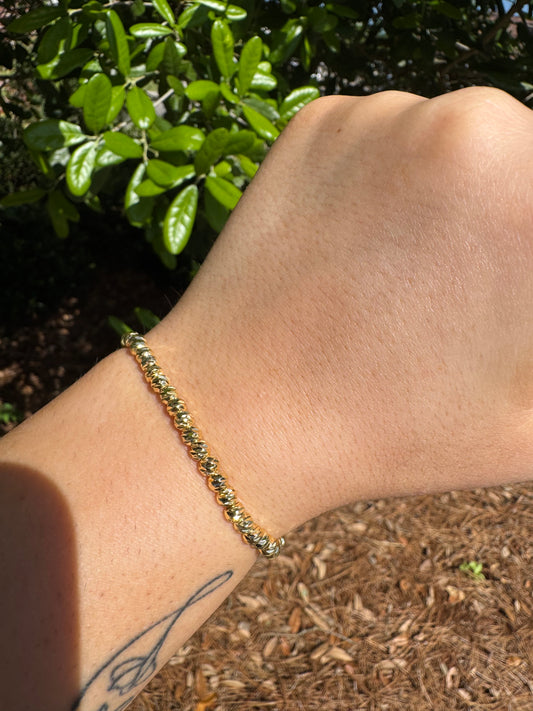 Beam Stretch Bracelet-Gold