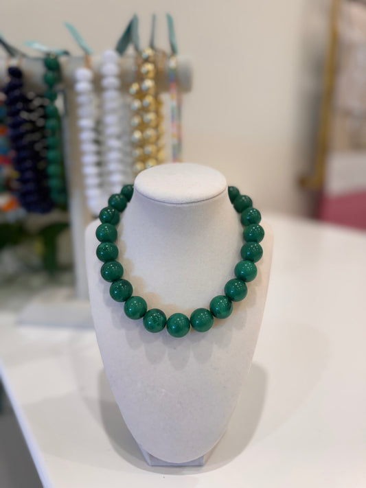 Candy Ball Necklace - Green