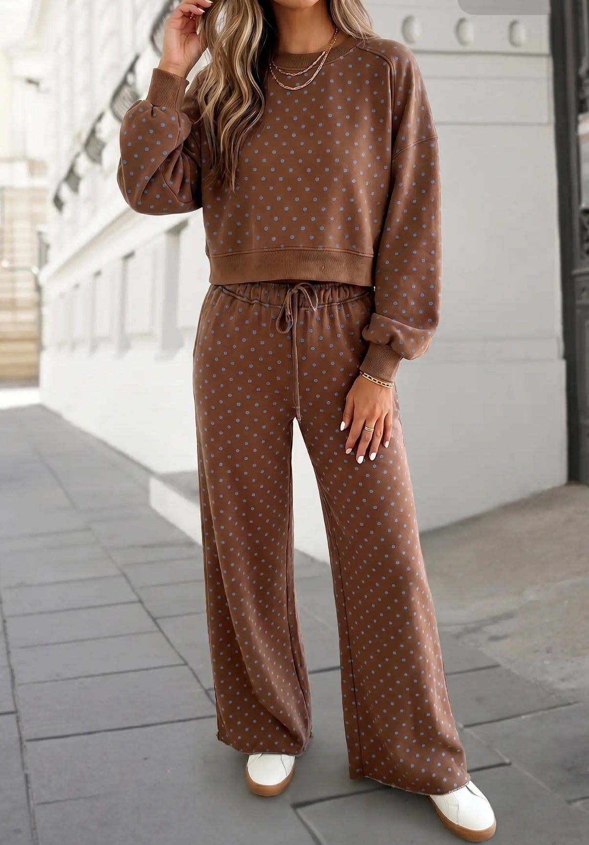 Polka Dot Pants Set