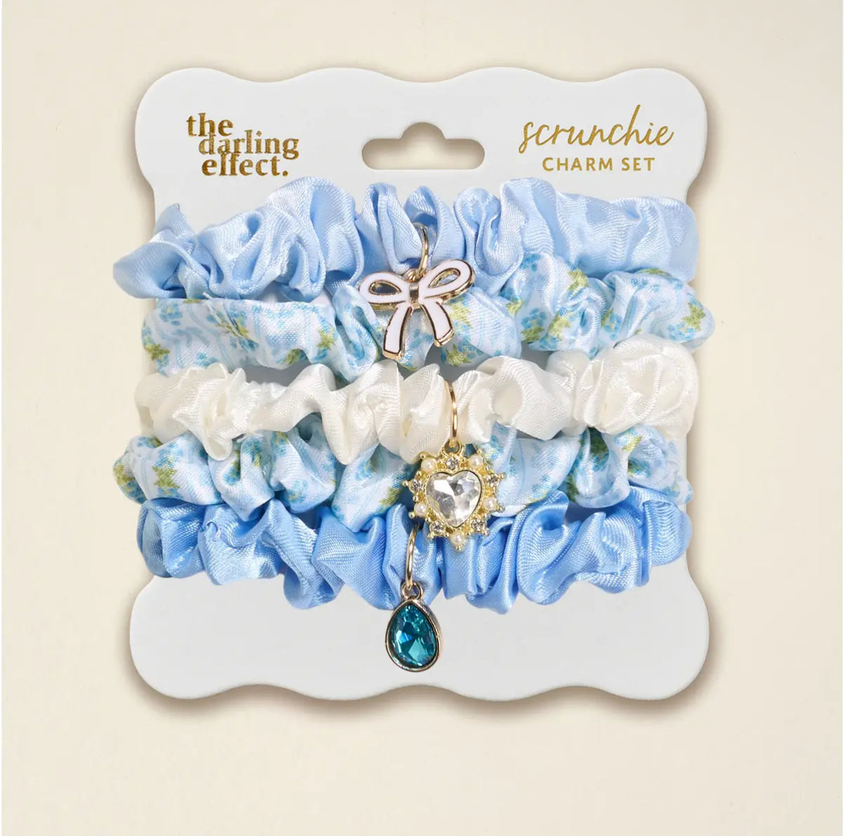 Scrunchie Charm Set-Oh So Fancy Blue