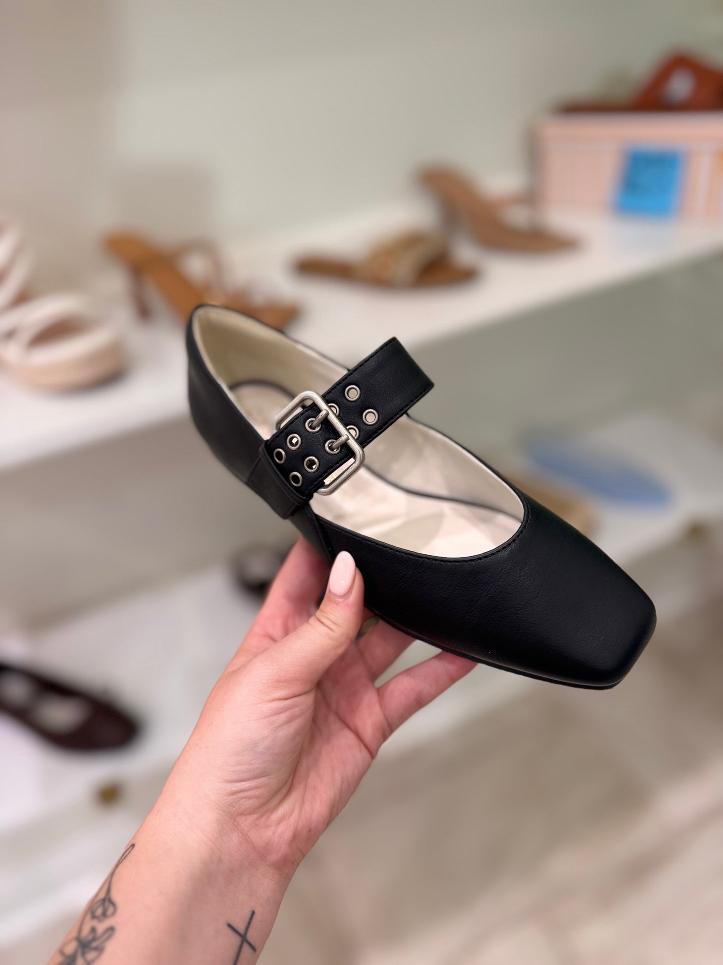 The Soho Black Ballet Flat