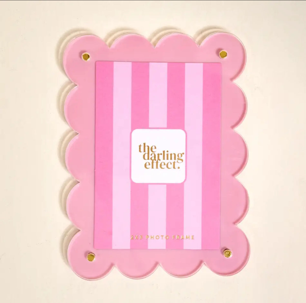 Mini Acrylic Picture Frame Magnet-Blush