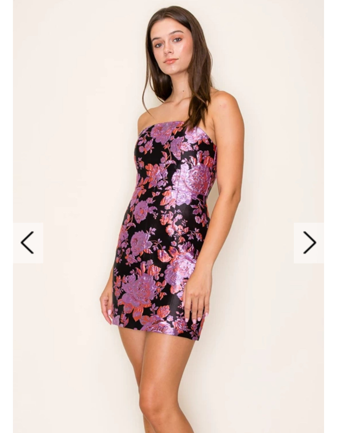 Sleeveless H-Line Tube Mini Dress