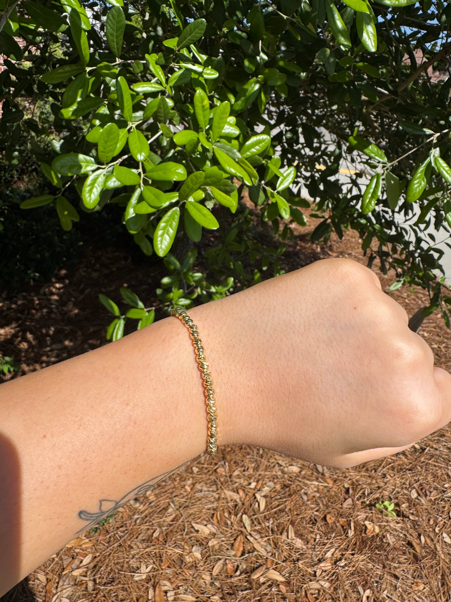 Beam Stretch Bracelet-Gold