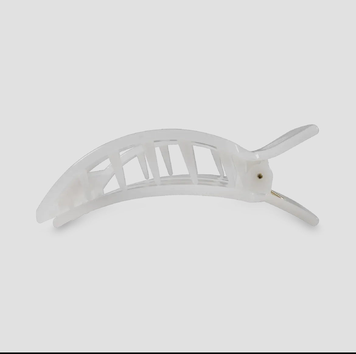 Coconut White Large Flat Square Clip