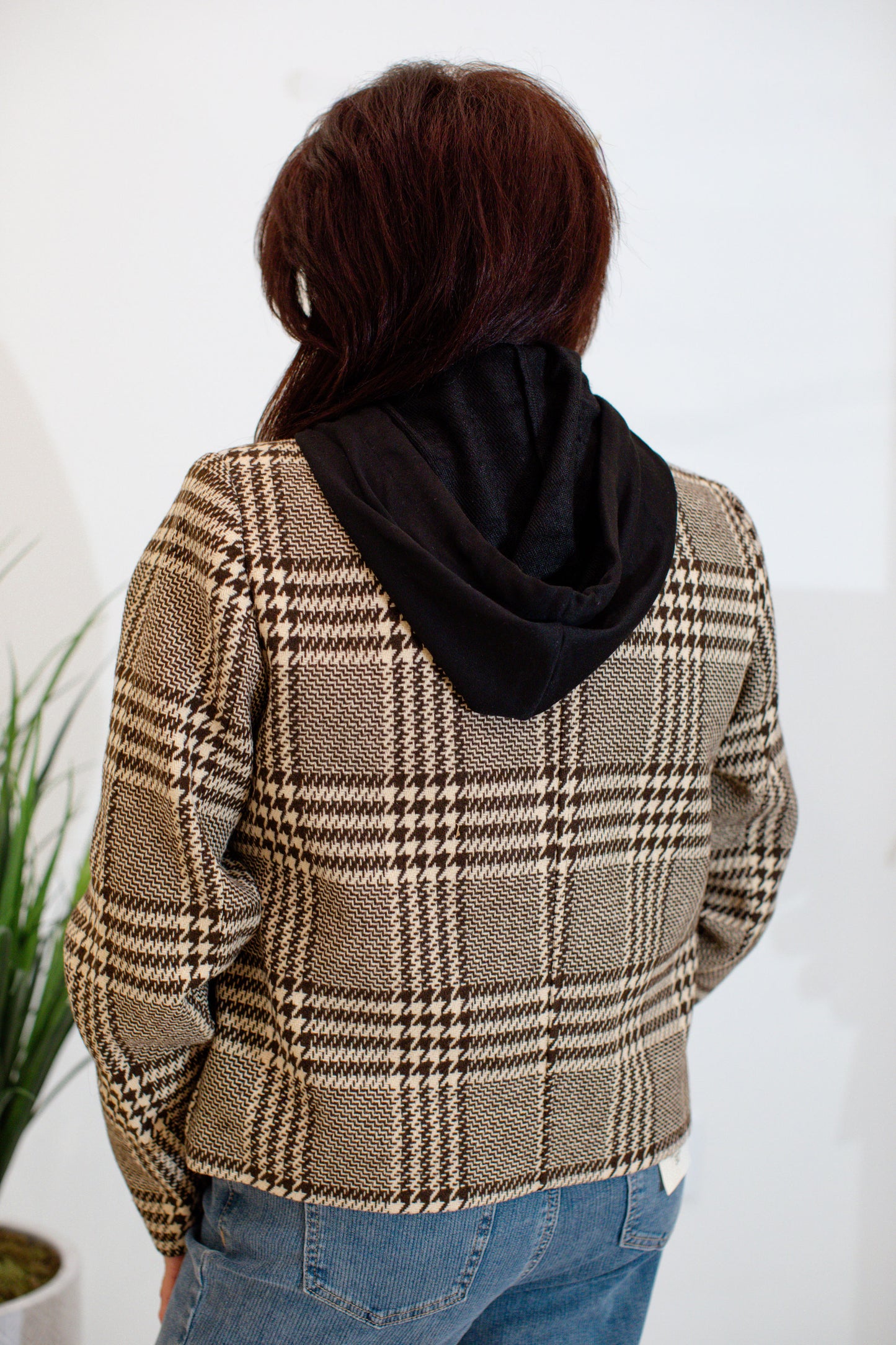 Glenn Plaid Hooded Jacket