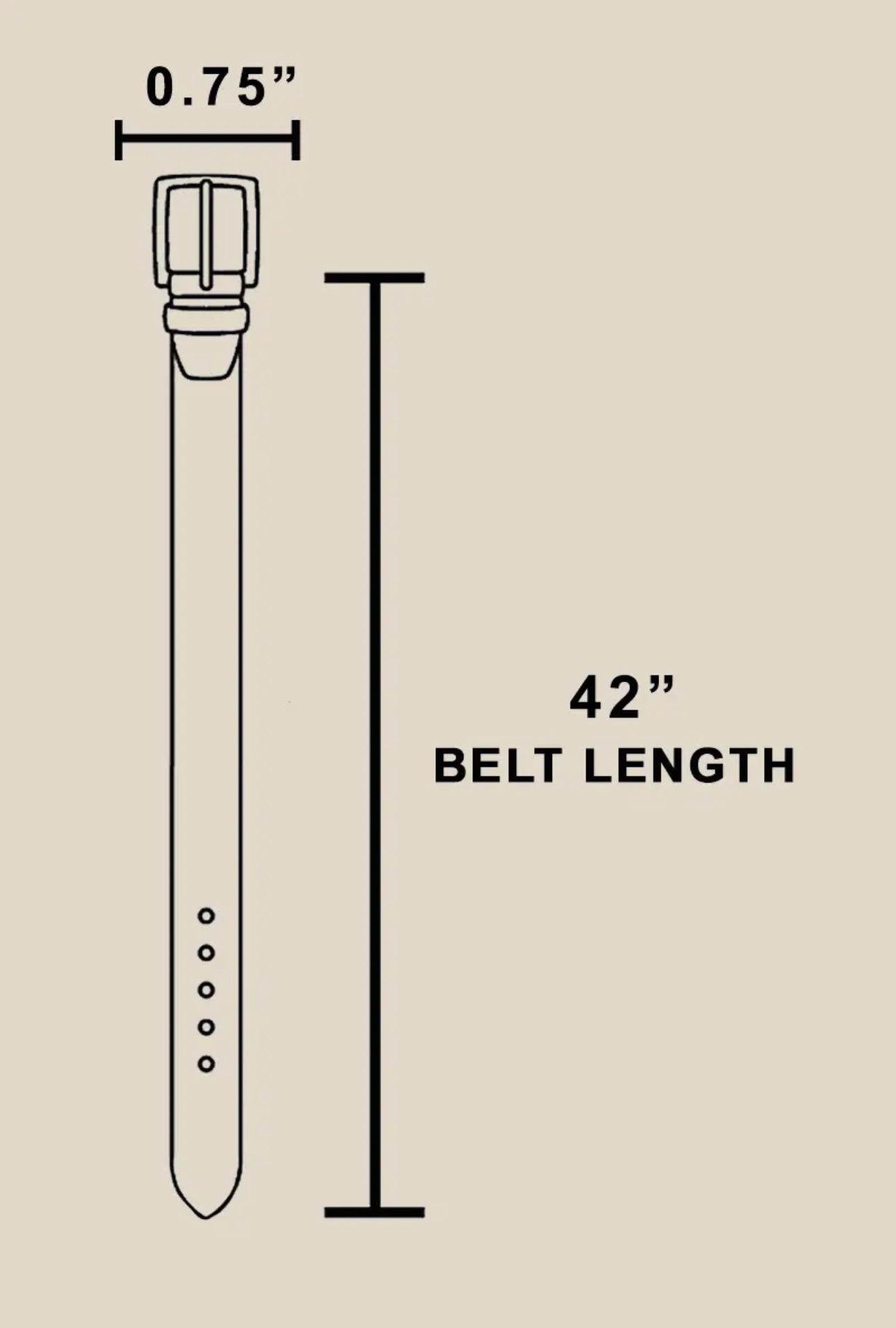 Black Thin Leather Belt