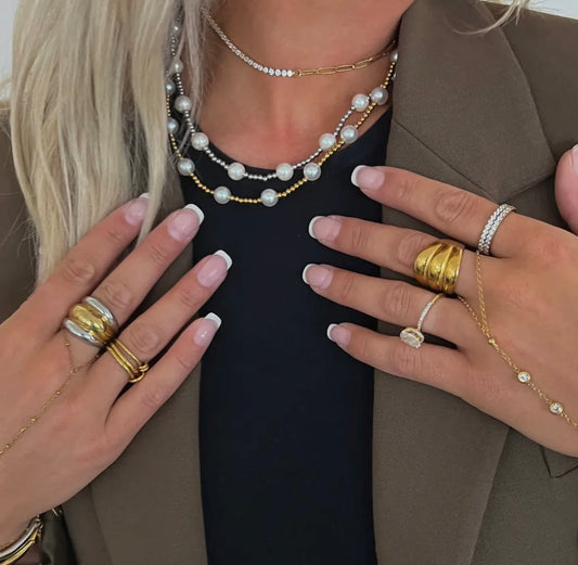 Pearl Beaded Necklace