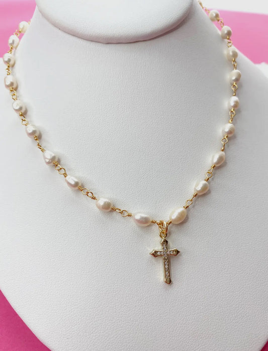Jacee Cross Necklace