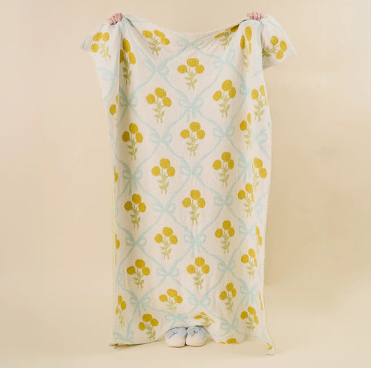 Marigold Lane Blue Luxe Blanket