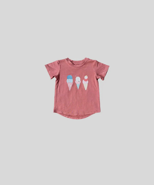 Kids Ice Cream Bamboo Tee