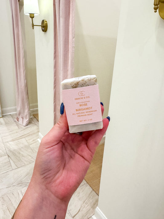 Rose Bergamot All Natural Organic Soap